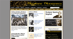 Desktop Screenshot of magazinemodernista.com